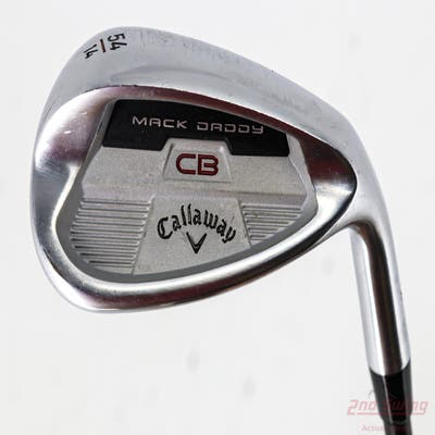 Callaway Mack Daddy CB Wedge Sand SW 54° 14 Deg Bounce FST KBS Hi-Rev G Graphite Wedge Flex Right Handed 35.0in