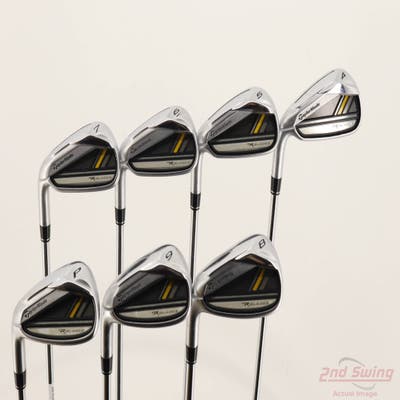 TaylorMade Rocketbladez Iron Set 4-PW TM RocketFuel 85 Steel Steel Regular Left Handed +1/2"