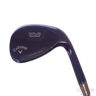 Callaway Opus Platinum Blue Wedge Sand SW 56° 12 Deg Bounce S Grind Dynamic Gold Mid 115 Gunmetal Steel Wedge Flex Right Handed 35.0in