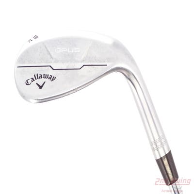 Callaway Opus Brushed Chrome Wedge Lob LW 58° 8 Deg Bounce C Grind Dynamic Gold Mid 115 Wedge Steel Wedge Flex Right Handed 35.0in