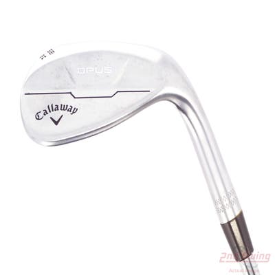 Callaway Opus Brushed Chrome Wedge Lob LW 58° 8 Deg Bounce C Grind Dynamic Gold Mid 115 Wedge Steel Wedge Flex Right Handed 35.0in