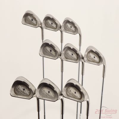 Ping Zing Iron Set 3-PW SW Ping KT-M Steel Stiff Right Handed Black Dot +1/4"