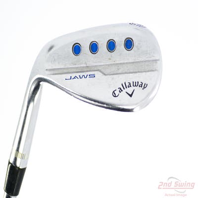 Callaway Jaws MD5 Platinum Chrome Wedge Lob LW 60° 10 Deg Bounce S Grind Dynamic Gold Tour Issue 115 Steel Stiff Left Handed 35.25in