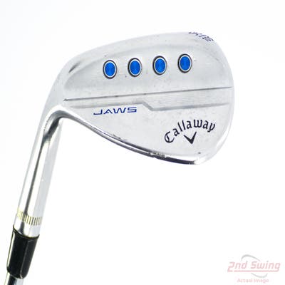 Callaway Jaws MD5 Platinum Chrome Wedge Sand SW 56° 10 Deg Bounce S Grind Dynamic Gold Tour Issue 115 Steel Stiff Left Handed 35.5in