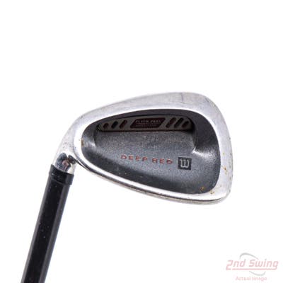 Wilson Staff Deep Red Single Iron 9 Iron Stock Graphite Shaft Graphite Regular Left Handed 36.75in