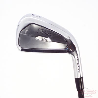 Titleist 2023 U 505 Utility Utility Iron 3 Utility Project X HZRDUS Black Gen4 80HY Graphite Stiff Right Handed 39.25in