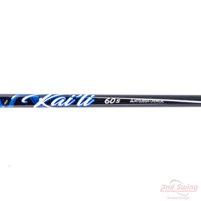 Used W/ TaylorMade RH Adapter Mitsubishi Rayon Kai'li Blue 60 Fairway Shaft Stiff 41.5in