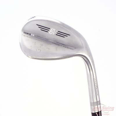 Titleist Vokey SM9 Tour Chrome Wedge Lob LW 58° 12 Deg Bounce D Grind Titleist Vokey BV Steel Wedge Flex Right Handed 35.0in