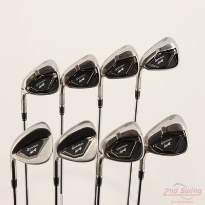 TaylorMade M4 Iron Set 5-PW AW SW FST KBS MAX 85 Steel Regular Left Handed +1/4"