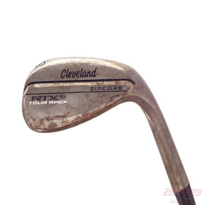 Cleveland RTX 6 ZipCore Tour Rack Raw Wedge Lob LW 60° 6 Deg Bounce Low True Temper Dynamic Gold Spinner Tour Issue Steel Wedge Flex Right Handed 34.75in