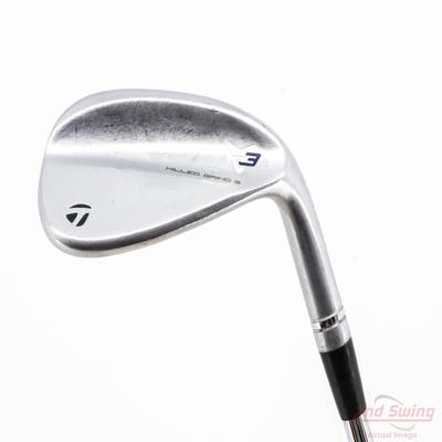 TaylorMade Milled Grind 3 Raw Chrome Wedge Gap GW 52° 9 Deg Bounce SB True Temper Dynamic Gold Tour Issue S200 Steel Stiff Right Handed 35.0in