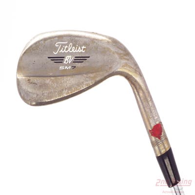 Titleist Vokey SM7 Raw Wedge Lob LW 58° 8 Deg Bounce M Grind SM7 BV Steel Wedge Flex Right Handed 35.0in