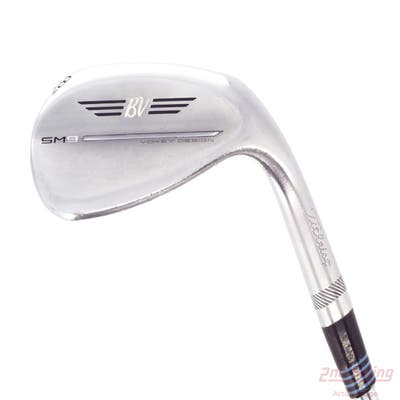 Titleist Vokey SM9 Tour Chrome Wedge Lob LW 58° 8 Deg Bounce M Grind Stock Steel Shaft Steel Wedge Flex Right Handed 35.25in