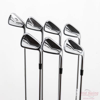 Mint Callaway 2025 X Forged Iron Set 4-PW True Temper Dynamic Gold 120 Tour Issue Steel Stiff Right Handed STD
