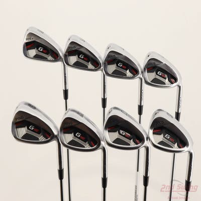 Ping G410 Iron Set 5-PW AW SW True Temper Dynamic Gold 105 Steel Regular Right Handed Blue Dot +1"
