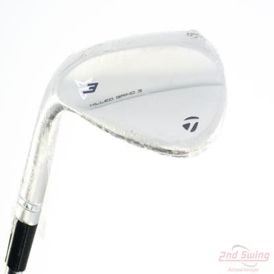 Mint TaylorMade Milled Grind 3 Raw Chrome Wedge Lob LW 58° 11 Deg Bounce SB Dynamic Gold Tour Issue S200 Steel Stiff Left Handed 35.0in