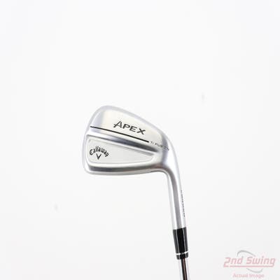 Mint Callaway Apex Ti Fusion 250 Plated Single Iron 7 Iron Dynamic Gold Mid 90 Steel Stiff Right Handed 37.5in