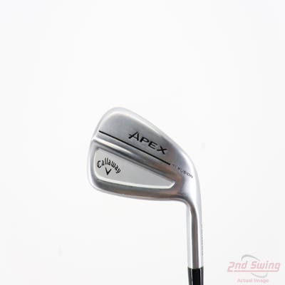 Mint Callaway Apex Ti Fusion 250 Plated Single Iron 7 Iron Dynamic Gold Mid 90 Steel Stiff Right Handed 37.5in