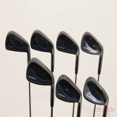 Cobra KING BLK Forged Tec One Length Iron Set 5-PW GW True Temper AMT Tour White Steel Regular Right Handed STD