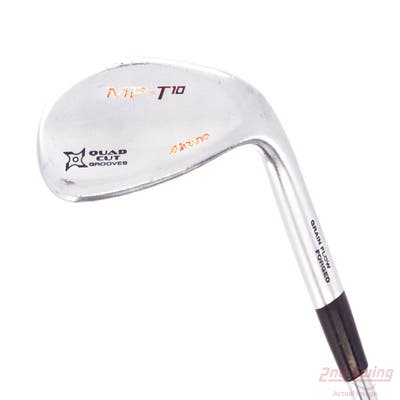 Mizuno MP-T 10 White Satin Chrome Wedge Lob LW 58° 10 Deg Bounce FST KBS Tour Steel Stiff Right Handed 36.0in