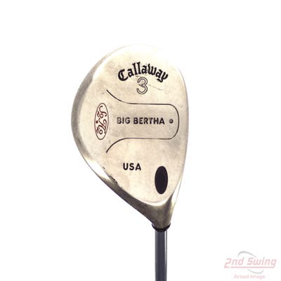 Callaway Big Bertha Fairway Wood 3 Wood 3W Stock Graphite Shaft Graphite Regular Right Handed 43.5in