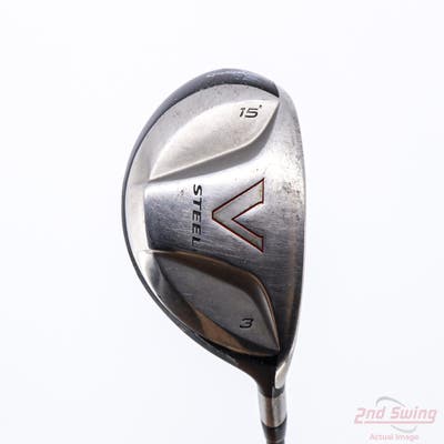 TaylorMade V Steel Fairway Wood 3 Wood 3W 15° TM M.A.S.2 Graphite Regular Right Handed 43.0in