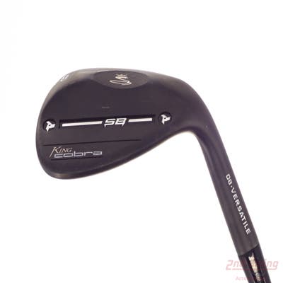 Mint Cobra KING SB Black Wedge Lob LW 58° 8 Deg Bounce Versatile FST KBS Hi-Rev 2.0 125 Steel Stiff Right Handed 35.25in