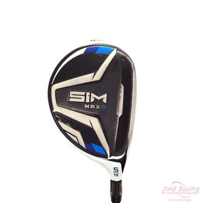 TaylorMade SIM MAX-D Fairway Wood 5 Wood 5W 19° UST Mamiya Helium 4 Graphite Senior Right Handed 41.75in