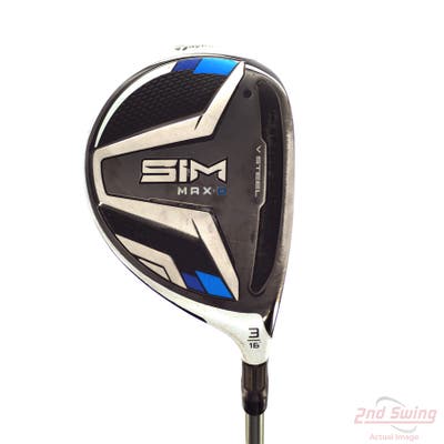 TaylorMade SIM MAX-D Fairway Wood 3 Wood 3W 16° UST Mamiya Helium 4 Graphite Senior Right Handed 42.75in
