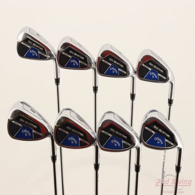 Callaway Big Bertha B21 Iron Set 4-PW AW FST KBS MAX CT80 Steel Regular Right Handed +1/2"