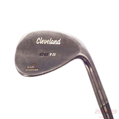 Cleveland CG15 Black Pearl Wedge Sand SW 56° 14 Deg Bounce Stock Graphite Shaft Graphite Senior Right Handed 35.75in