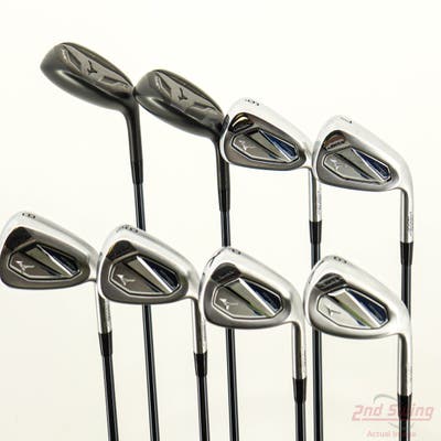 Mizuno JPX 925 Hot Metal HL Combo Iron Set 4H 5H 6-PW GW UST Mamiya Recoil Dart ESX 460 F2 Graphite Senior Right Handed STD