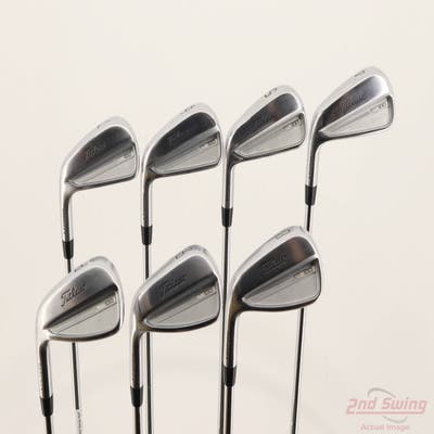 Titleist 2023 T100 Iron Set 4-PW FST KBS Tour Steel X-Stiff Left Handed +1/2"