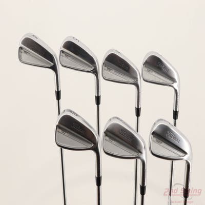 Titleist 2023 T100 Iron Set 4-PW FST KBS Tour Steel Stiff Right Handed +3/4"