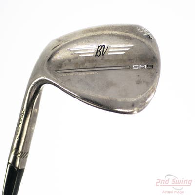 Titleist Vokey SM9 Tour Chrome Wedge Lob LW 58° 12 Deg Bounce D Grind True Temper Dynamic Gold 105 Steel Stiff Left Handed 35.75in