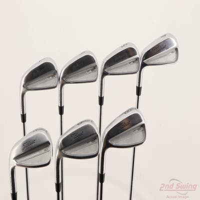 Titleist 2023 T150 Iron Set 4-PW True Temper AMT Tour White Steel Stiff Left Handed +3/4"