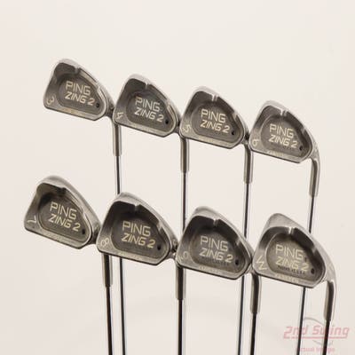 Ping Zing 2 Iron Set 3-PW Ping JZ Steel Stiff Right Handed Black Dot +1/4"