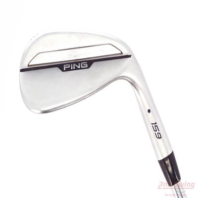 Ping s159 Chrome Wedge Pitching Wedge PW 48° 12 Deg Bounce S Grind FST KBS Tour 120 Steel Stiff Right Handed Black Dot 36.0in