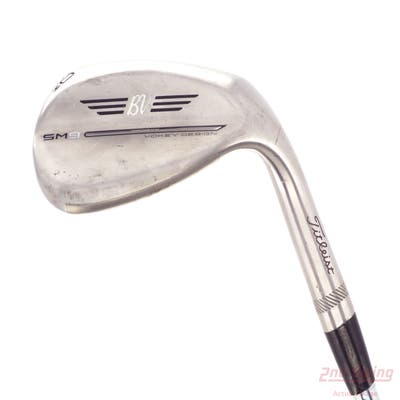 Mint Titleist Vokey SM9 Raw Wedge Lob LW 60° 8 Deg Bounce M Grind FST KBS Tour FLT Steel Stiff Right Handed 35.0in