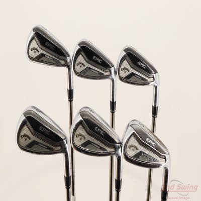 Callaway EPIC Forged Iron Set 7-PW AW SW UST Mamiya Recoil ESX 460 F2 Graphite Senior Right Handed +1/2"