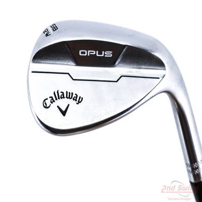 Mint Callaway Opus Brushed Chrome Wedge Lob LW 58° 12 Deg Bounce W Grind True Temper Dynamic Gold Mid 115 Wedge Steel Wedge Flex Right Handed 35.0in