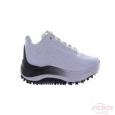 New Mens Golf Shoe Under Armour Curry 1 11 White/Black MSRP $150