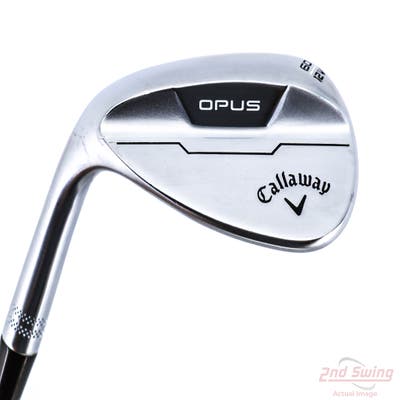 Mint Callaway Opus Brushed Chrome Wedge Lob LW 60° 12 Deg Bounce W Grind Dynamic Gold Mid 115 Wedge Steel Wedge Flex Left Handed 35.0in