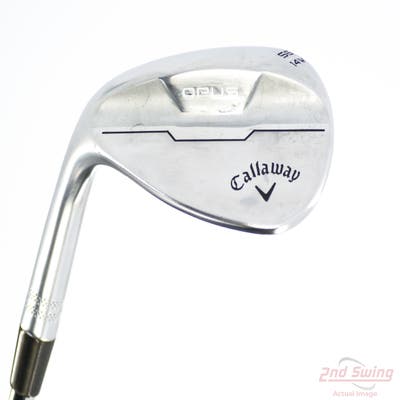 Callaway Opus Brushed Chrome Wedge Sand SW 56° 14 Deg Bounce W Grind Dynamic Gold Mid 115 Wedge Steel Wedge Flex Left Handed 35.5in