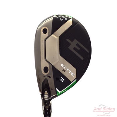 Mint Callaway Elyte X Fairway Wood 3 Wood 3W 15° Project X Denali Charcoal 60 Graphite Stiff Left Handed 43.25in