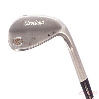 Cleveland Tour Action Wedge Lob LW 60° 10 Deg Bounce Cleveland Traction Wedge Steel Wedge Flex Right Handed 35.5in