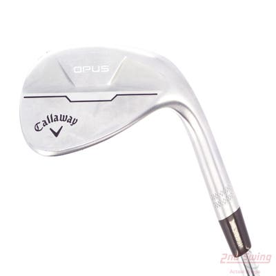 Callaway Opus Brushed Chrome Wedge Sand SW 54° 12 Deg Bounce S Grind Dynamic Gold Mid 115 Wedge Steel Wedge Flex Right Handed 35.25in