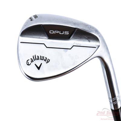 Mint Callaway Opus Brushed Chrome Wedge Sand SW 56° 14 Deg Bounce W Grind True Temper Dynamic Gold Mid 115 Wedge Steel Wedge Flex Right Handed 35.25in