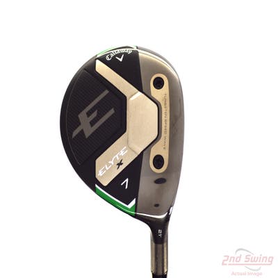 Mint Callaway Elyte X Fairway Wood 7 Wood 7W 21° Mitsubishi Eldio Green 40 Graphite Ladies Right Handed 40.75in