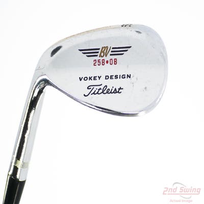 Titleist Vokey Chrome 200 Wedge Lob LW 58° 8 Deg Bounce True Temper Dynamic Gold Steel Stiff Left Handed 34.5in